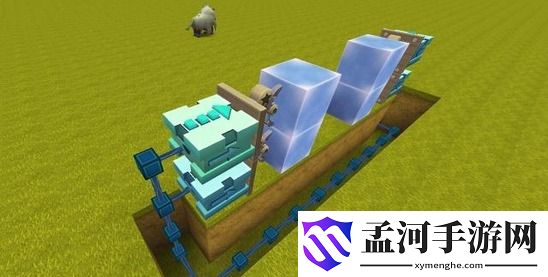 迷你世界全自動隔離門 怪物隔離門制作方法介紹(1)