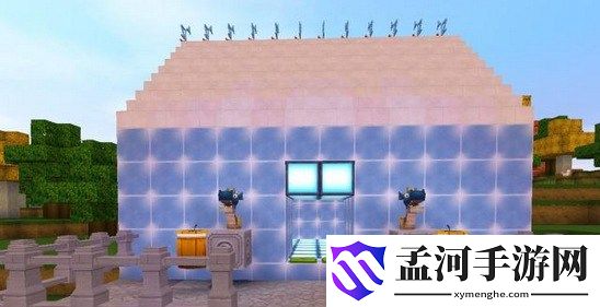 迷你世界全自動隔離門 怪物隔離門制作方法介紹(4)